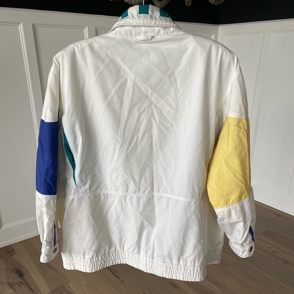 Vintage Mulberry Street Womens 80s Lined Wind Breaker Parachute Jacket Size XL - Picture 3 of 13